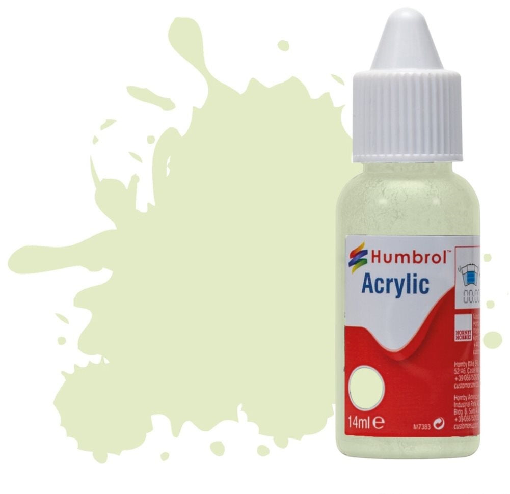 Humbrol No 90 Beige Green Matt - 14ml Acrylic Dropper Bottle -  -  - Model Realm