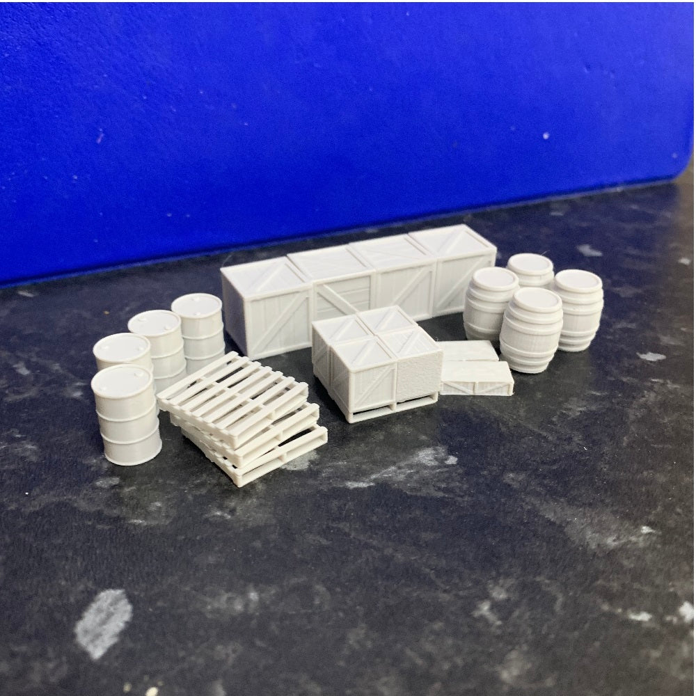 Warehouse Scenery Pack – (22pcs) Wargaming