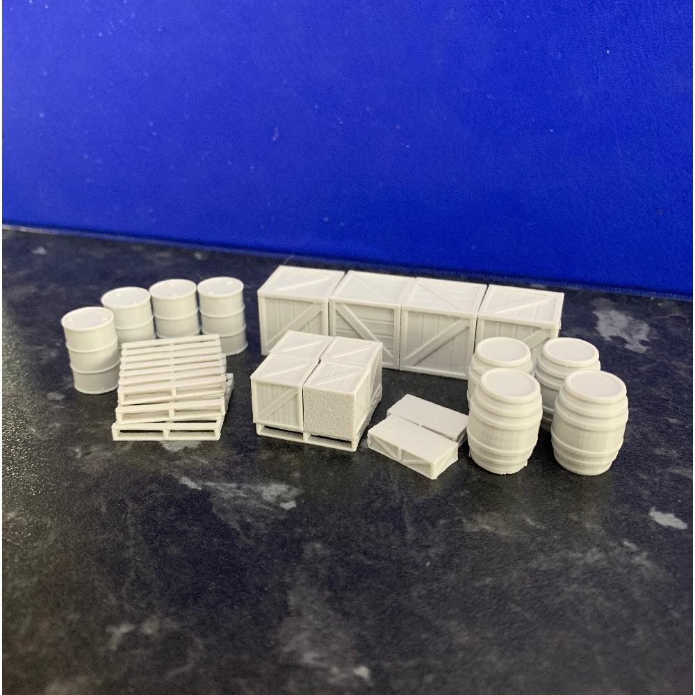 Warehouse Scenery Pack – (22pcs) - Model Realm