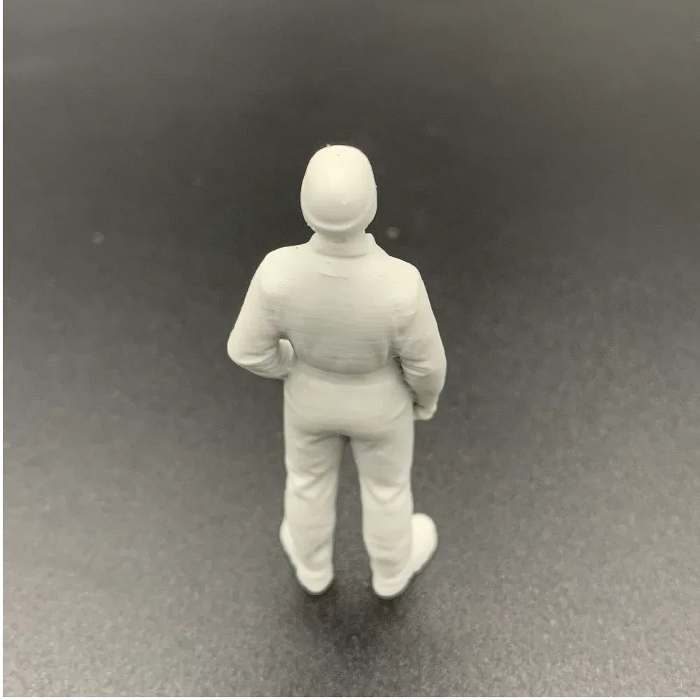 Engineer crew figure for model boats and dioramas
