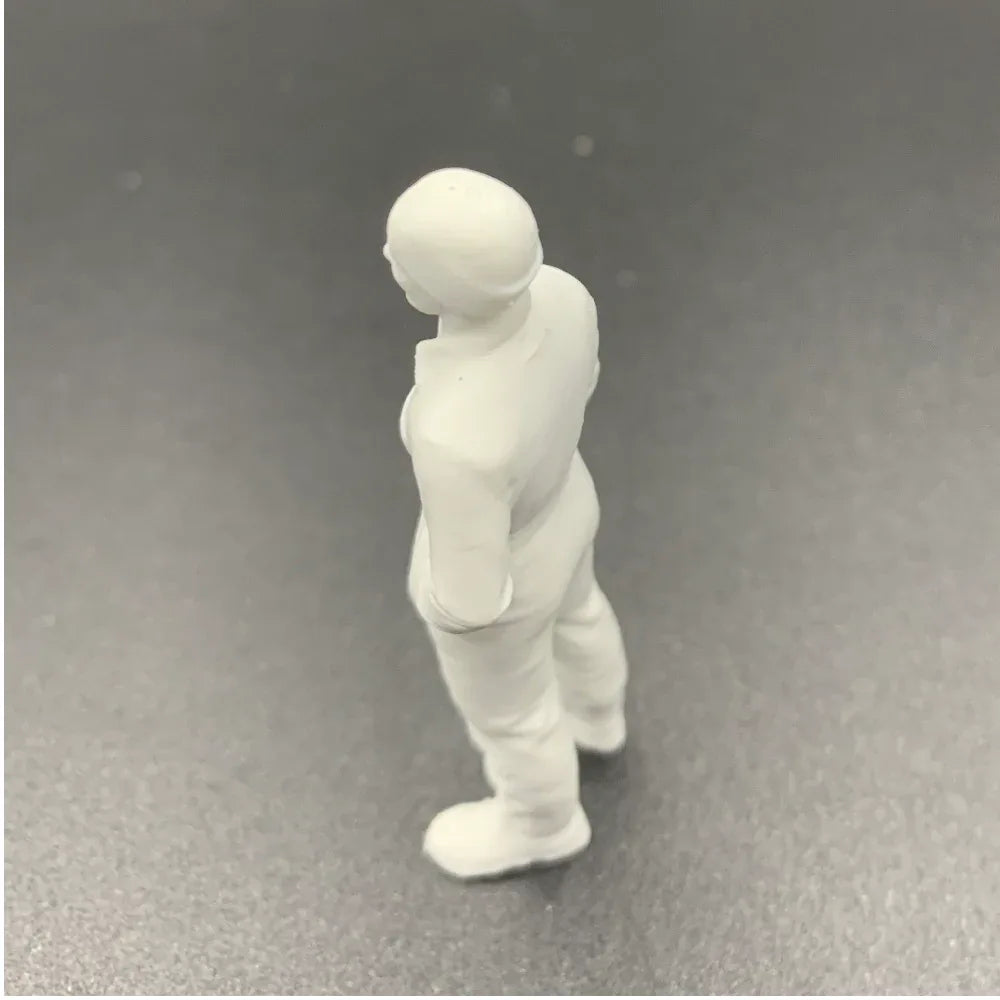 3D printed engineer crew figure for scale model scenes