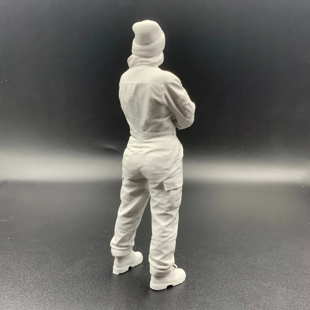 Female Mechanic Engineer Crew Figure RC model boats