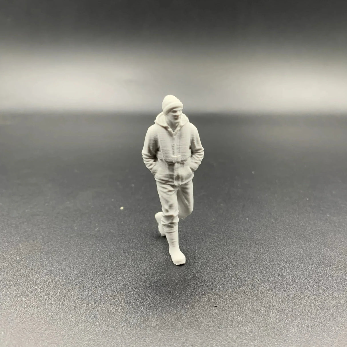 walking pose model boat crew figure