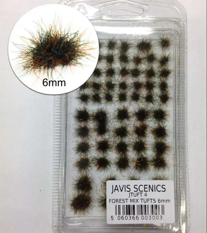 Javis Static Grass Tuft Sets 6mm – Forest - Model Realm
