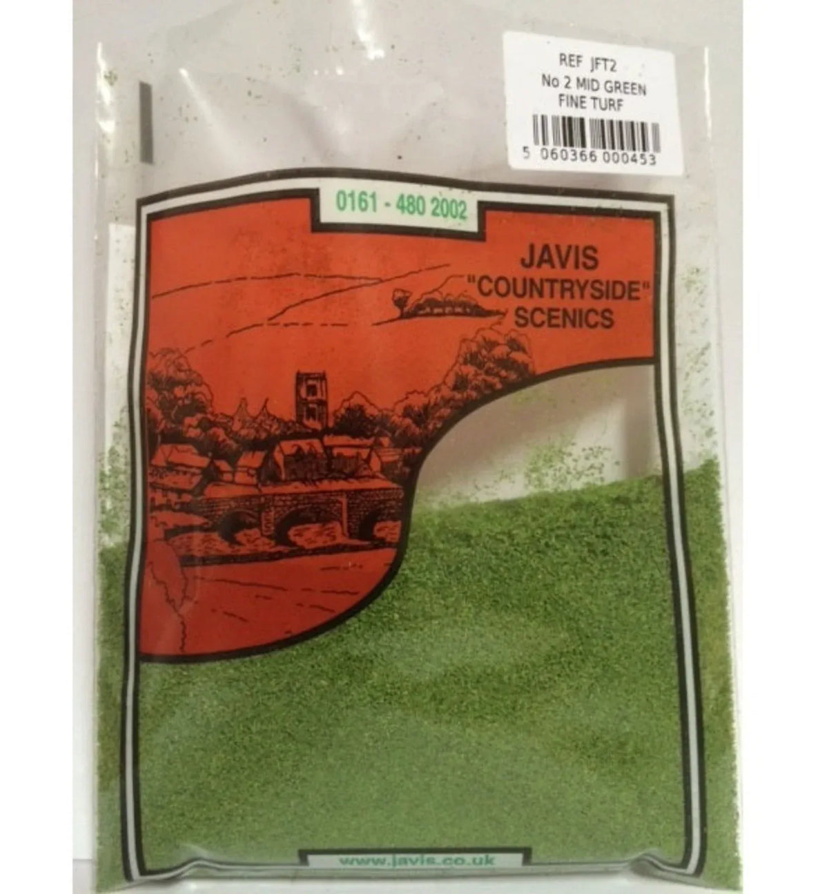 Javis Scatter No.2 Mid Green Fine Turf - Model Realm