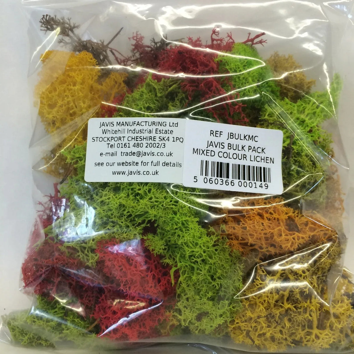 Javis Bulk Pack Mixed Colours Lichen - Model Realm