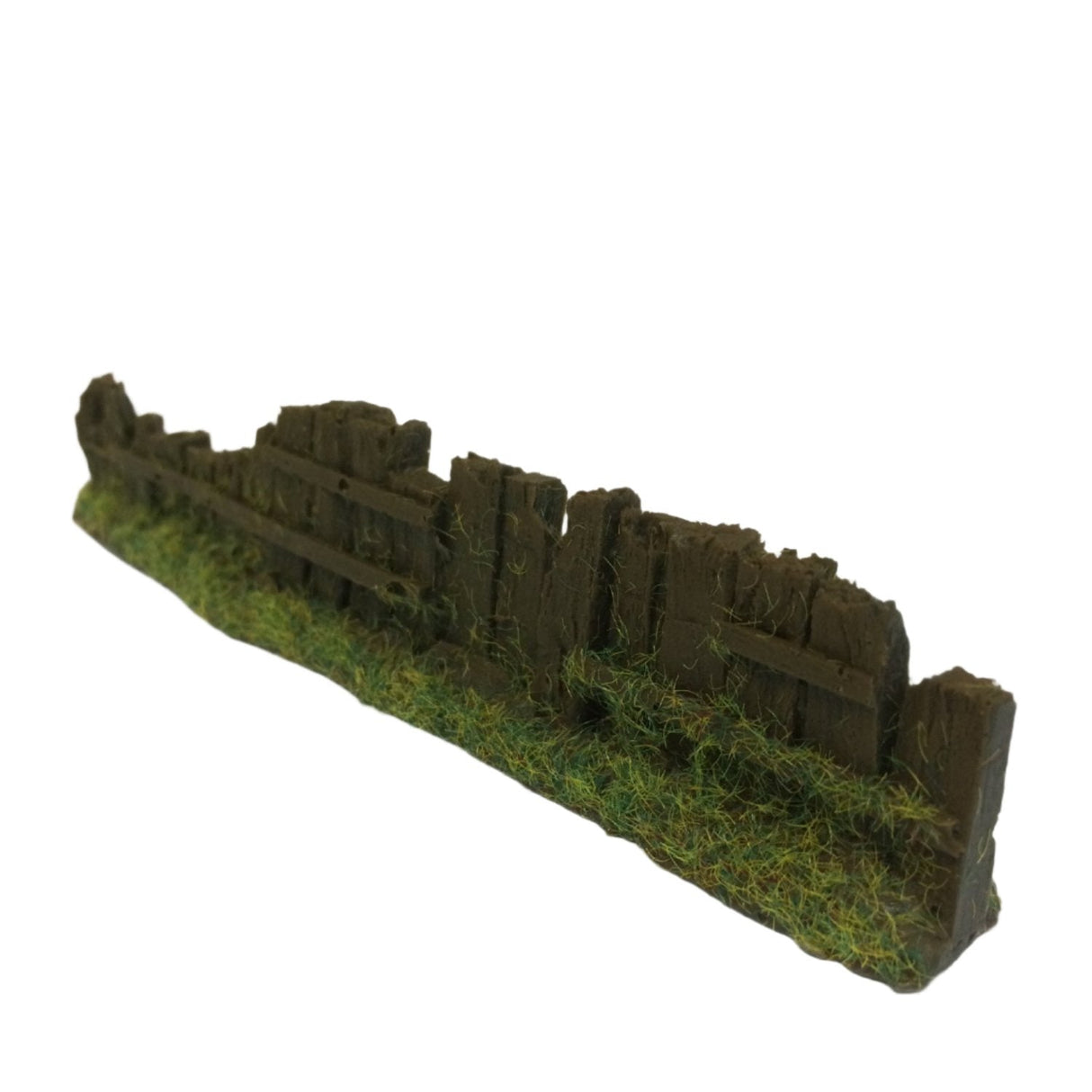 Javis OO Gauge Dark Brown Damaged Sleeper Fencing - - - Model Realm