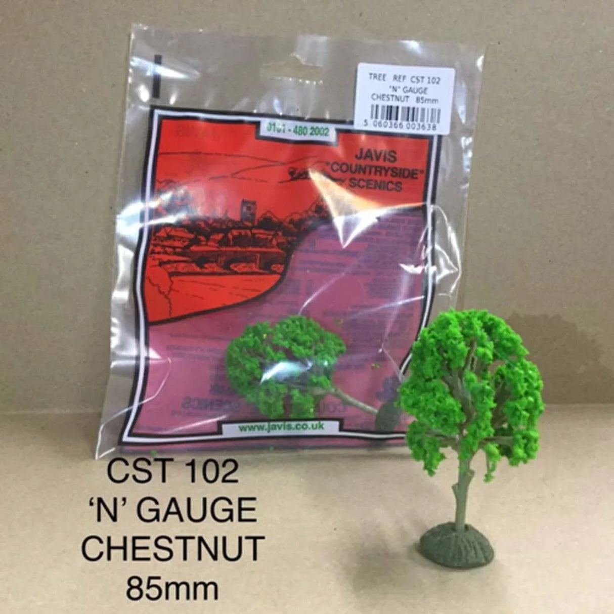Javis Trees N Gauge Chestnut 85mm - Model Realm