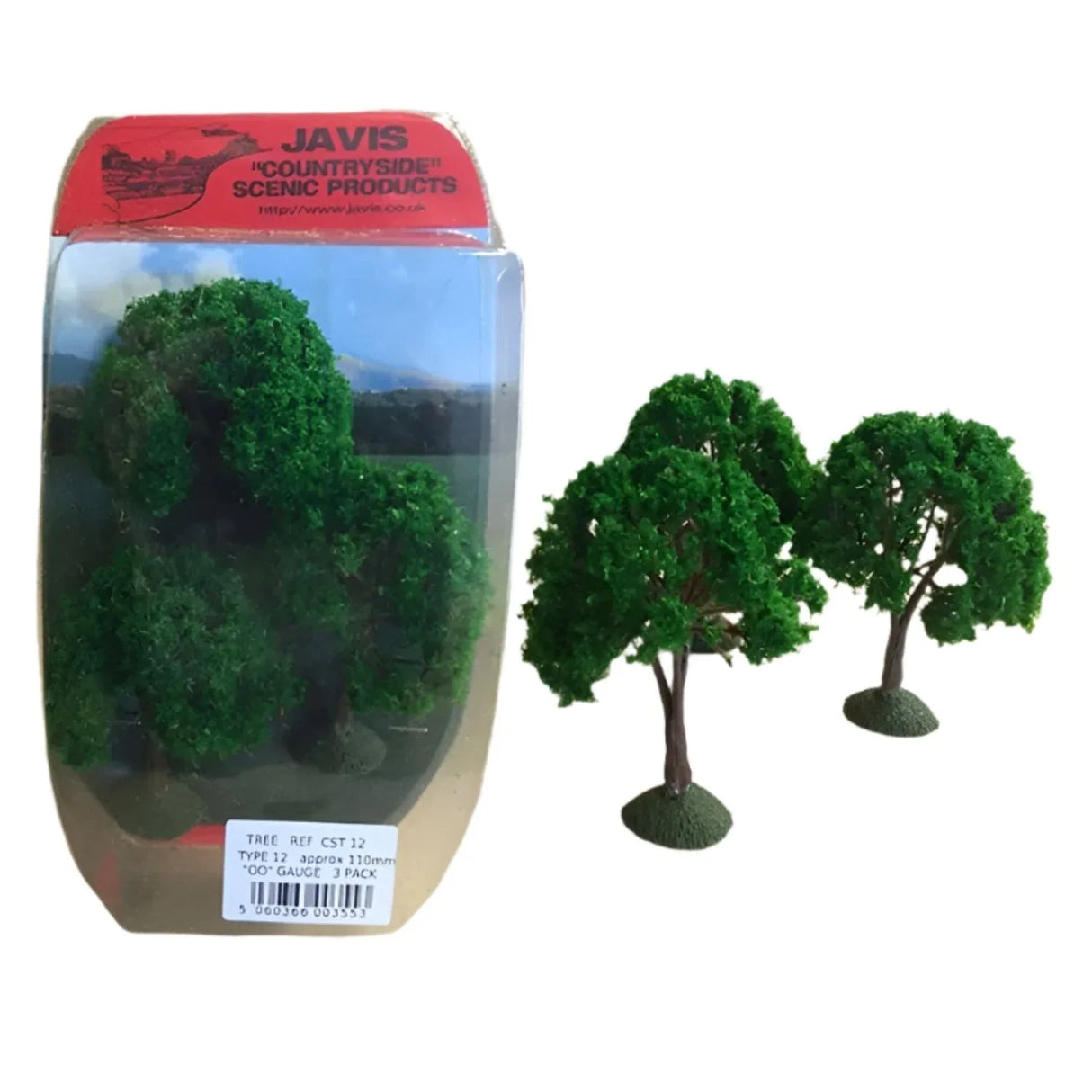 Javis Trees OO Gauge Countryside Trees 3 x 110mm - Model Realm