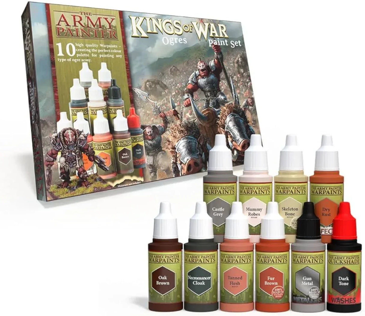 Kings Of War Ogres Paint Set - Model Realm