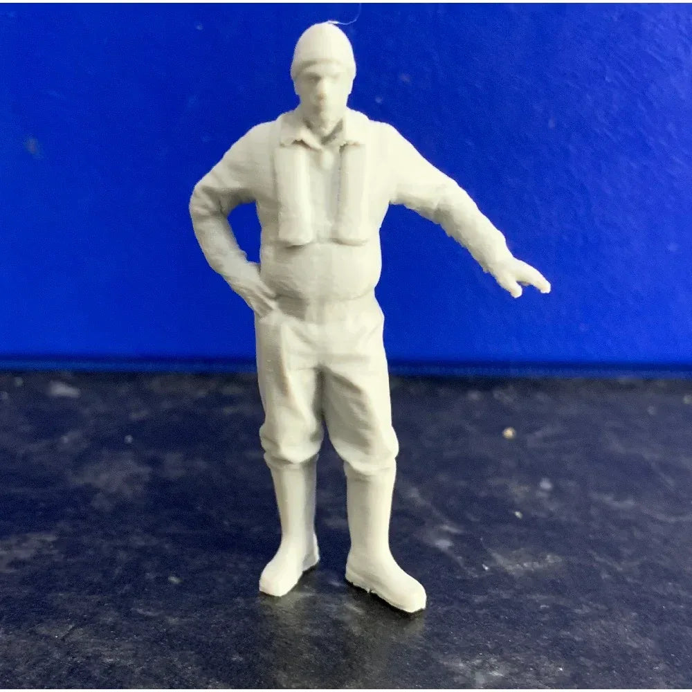 Model Boat Crew Figure Fisherman - Model Realm