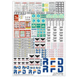 Life Raft Signage 1:10 - 1:32 Scale -  -  - Model Realm