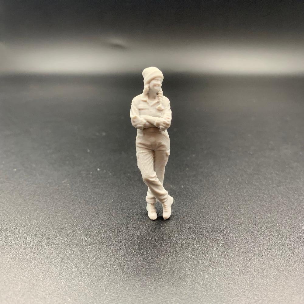 Mechanic Engineer Crew Figure Leaning