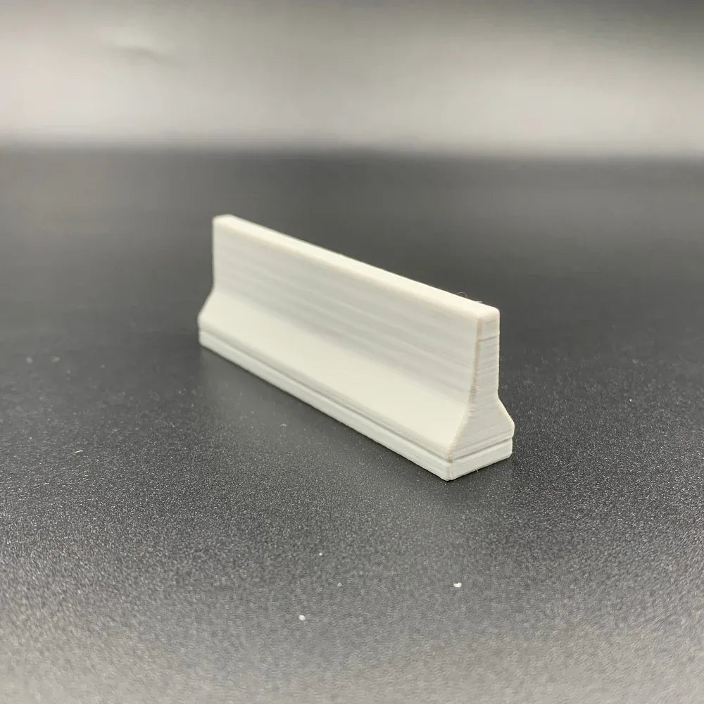 Miniature Scale Jersey Barriers Set of 4 Model Railway Wargaming