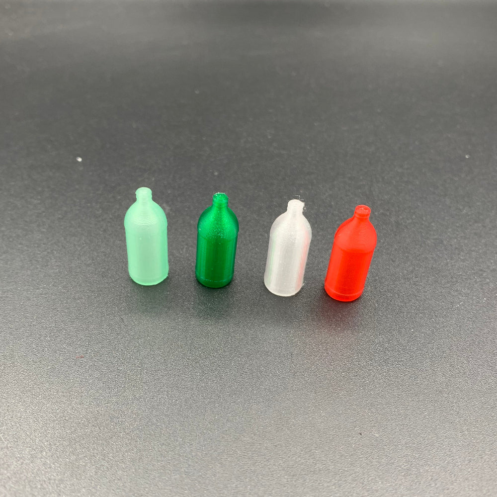 Miniature stubby beer bottles for scale models, model boats and dioramas