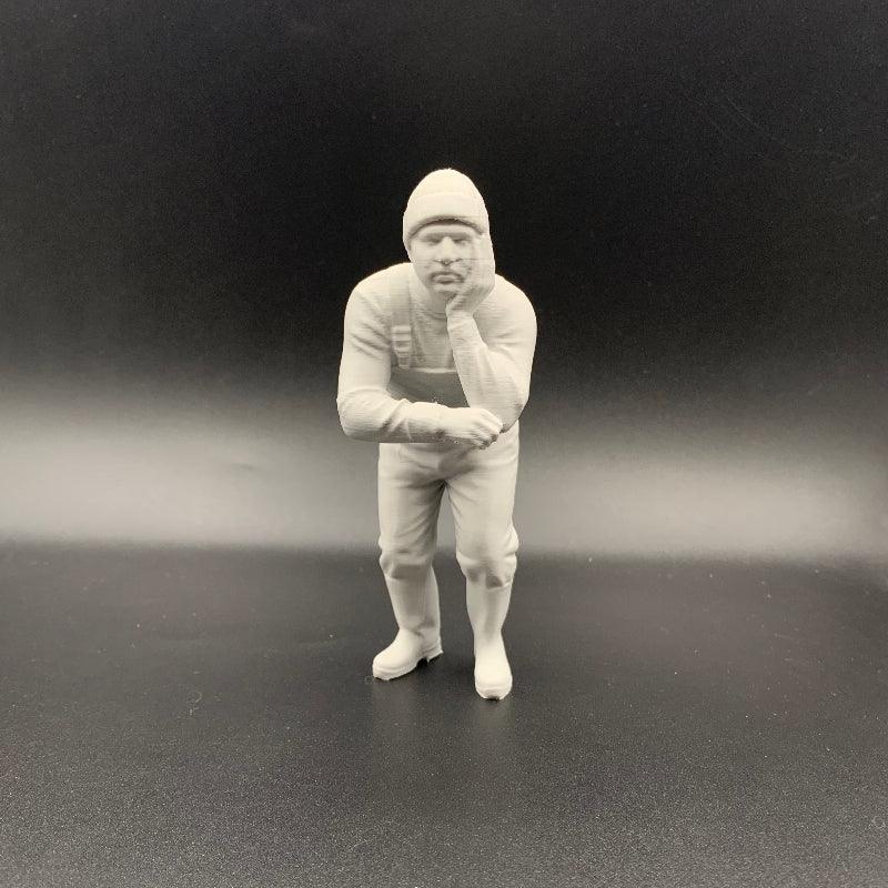 Model Boat Crew Figure Fisherman by SparkFrame Studios