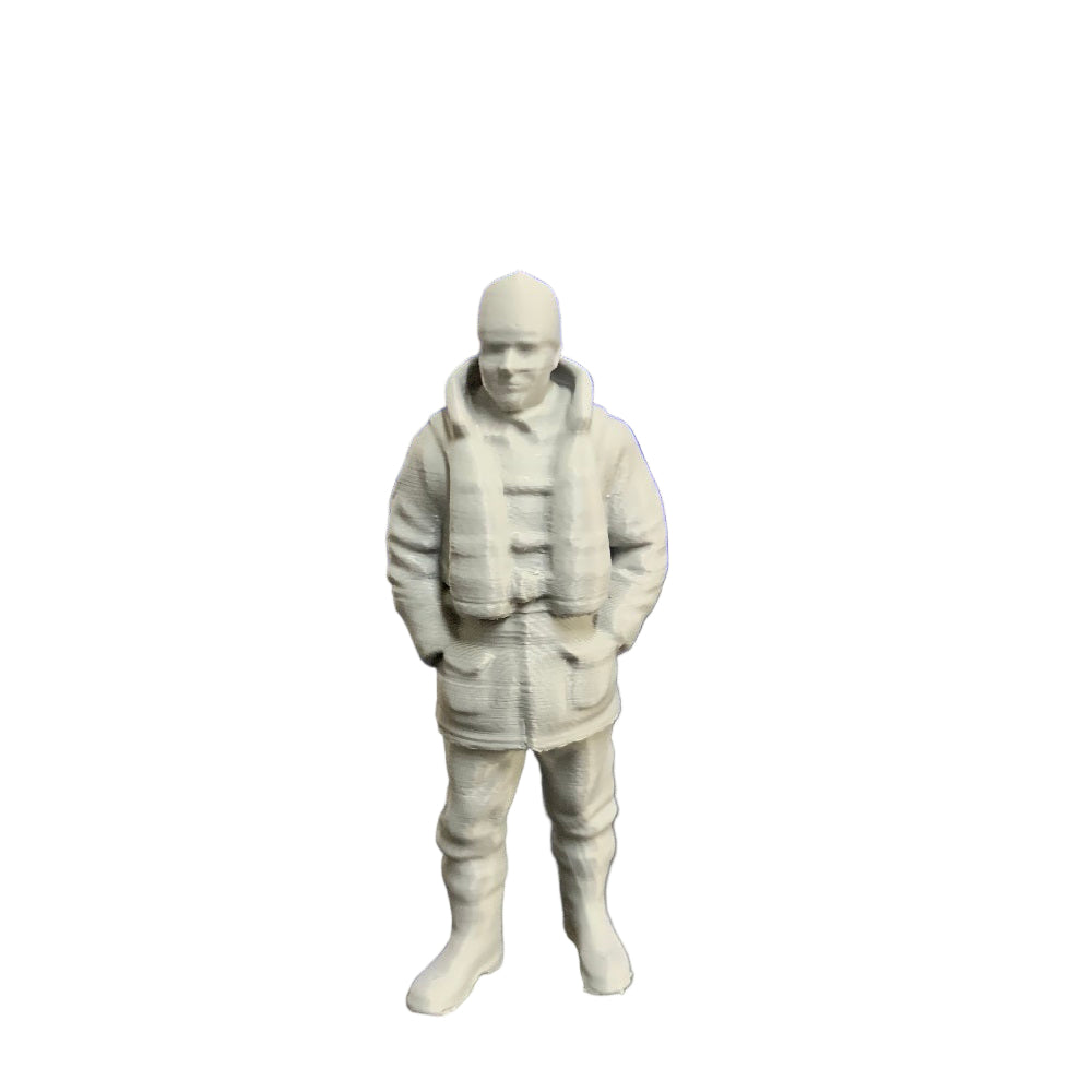 Model Boat Crew Figure with Lifejacket