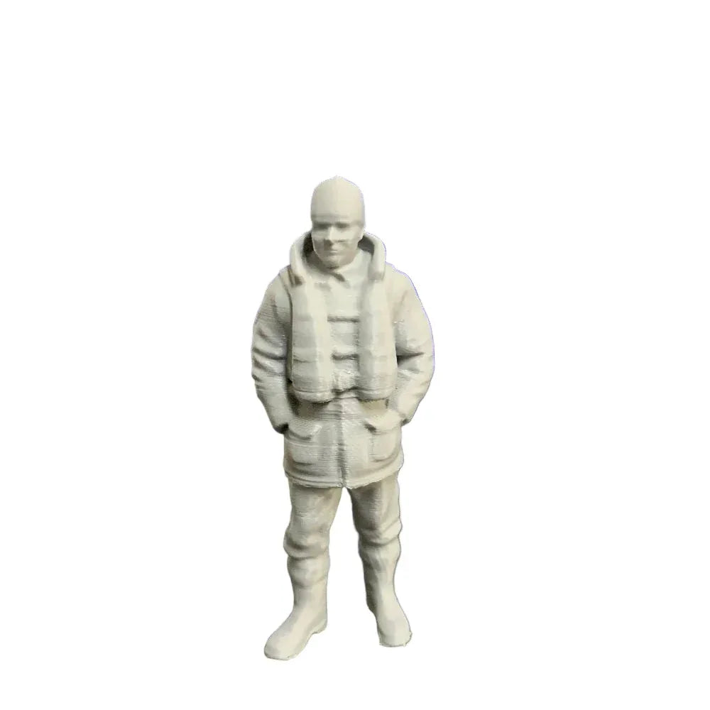 Model Boat Crew Figure with Lifejacket - Model Realm