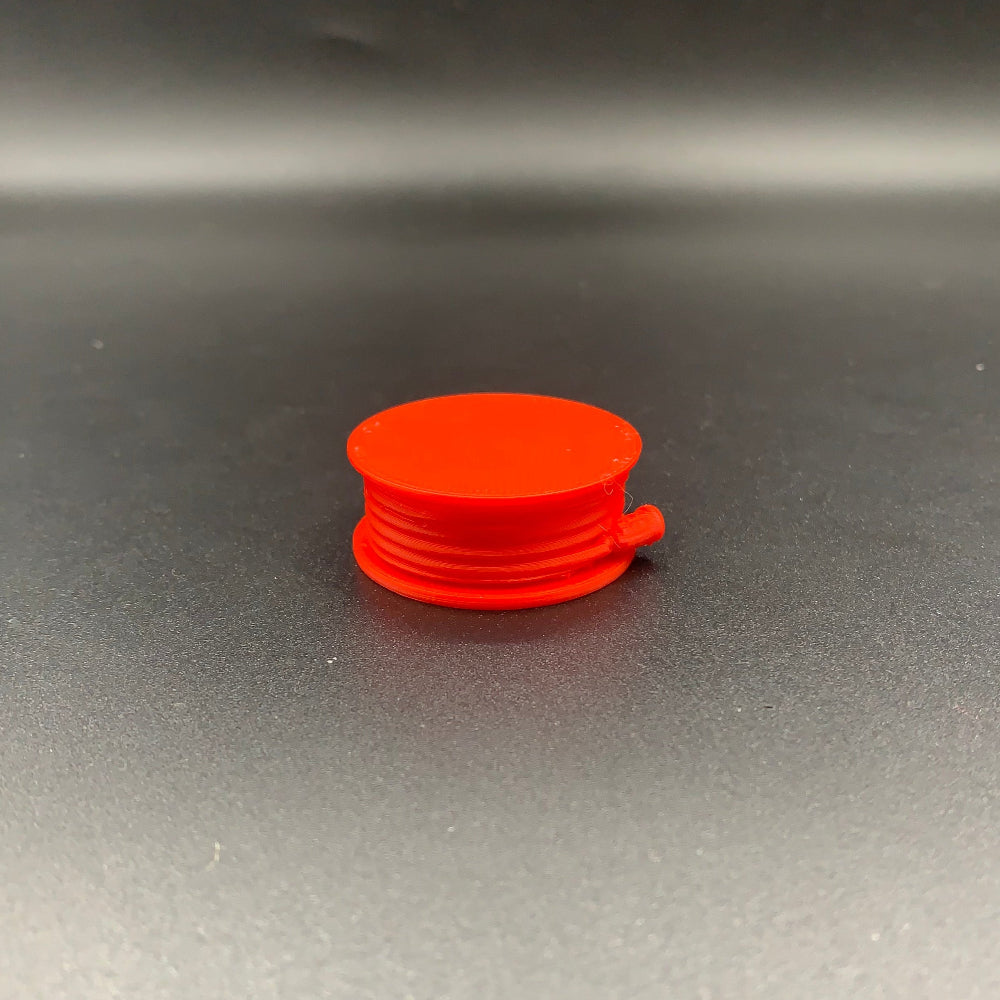 Scale model fire hose reel for dioramas and model boats, 3D printed in PLA