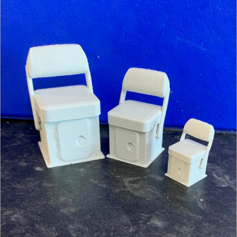 Model Boat Seat with locker model boat fittings