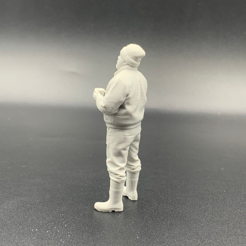 Model Boats Crew Figure Cup of Coffee