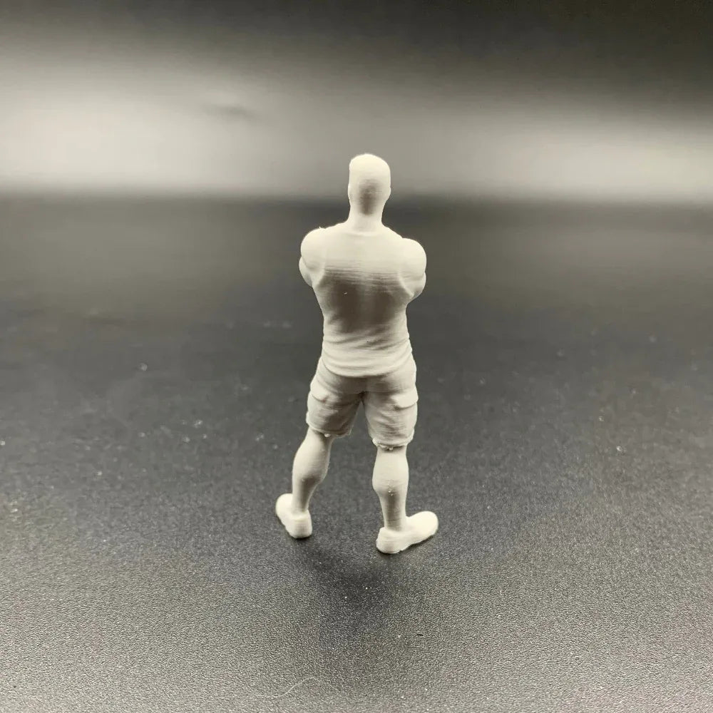 Model Shown 1/32 Scale Muscular Crew Figure – Arms Folded – Summer Collection