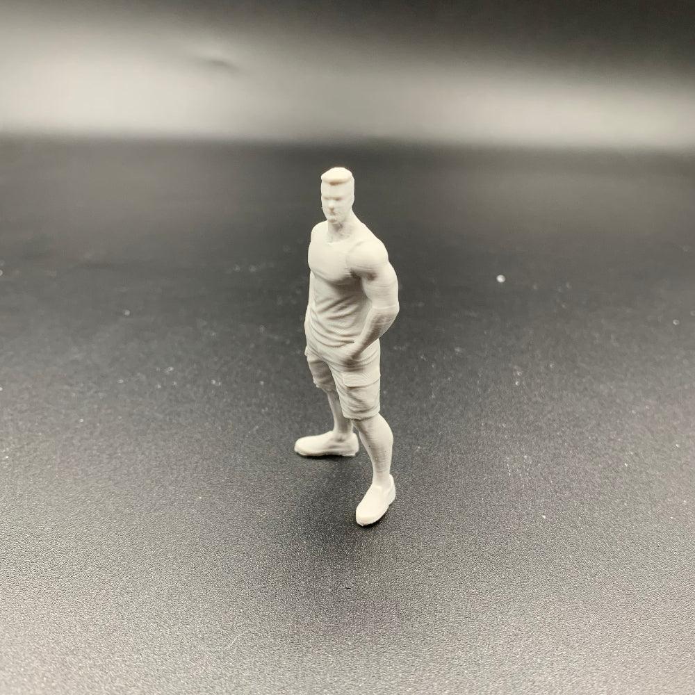 Muscular Crew Figure – Hands in Pockets – Summer Collection 1/32 scale in picture