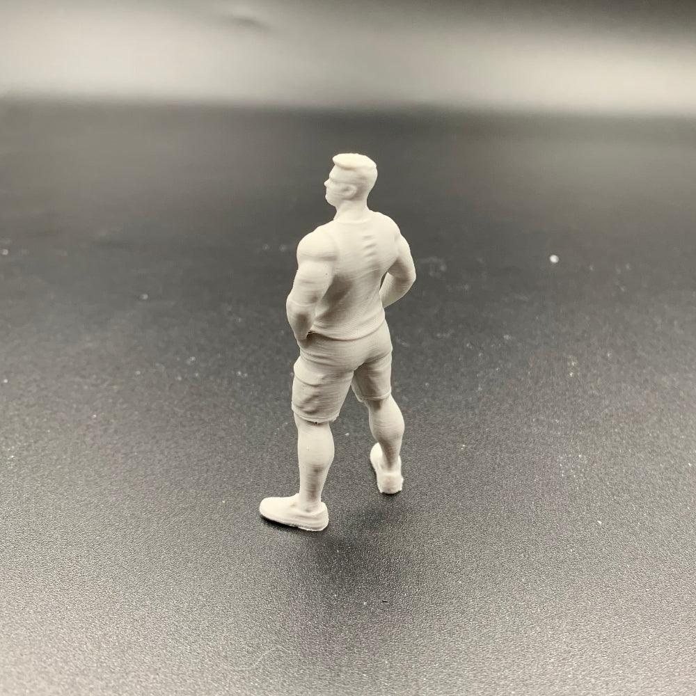 Muscular Crew Figure – Hands in Pockets – Summer Collection picture 1/32 scale model boat crew figure