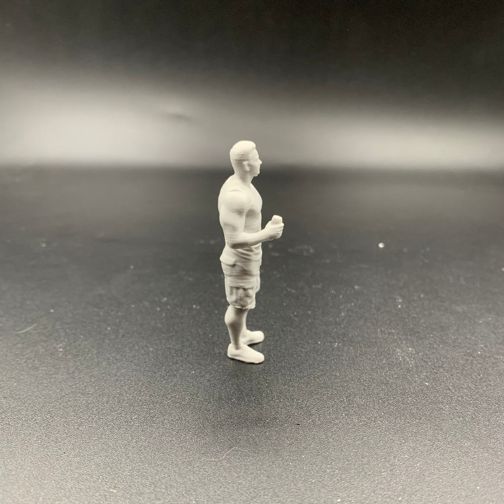 Muscular Crew Figure – Holding Drink – Summer Collection 1/32 scale