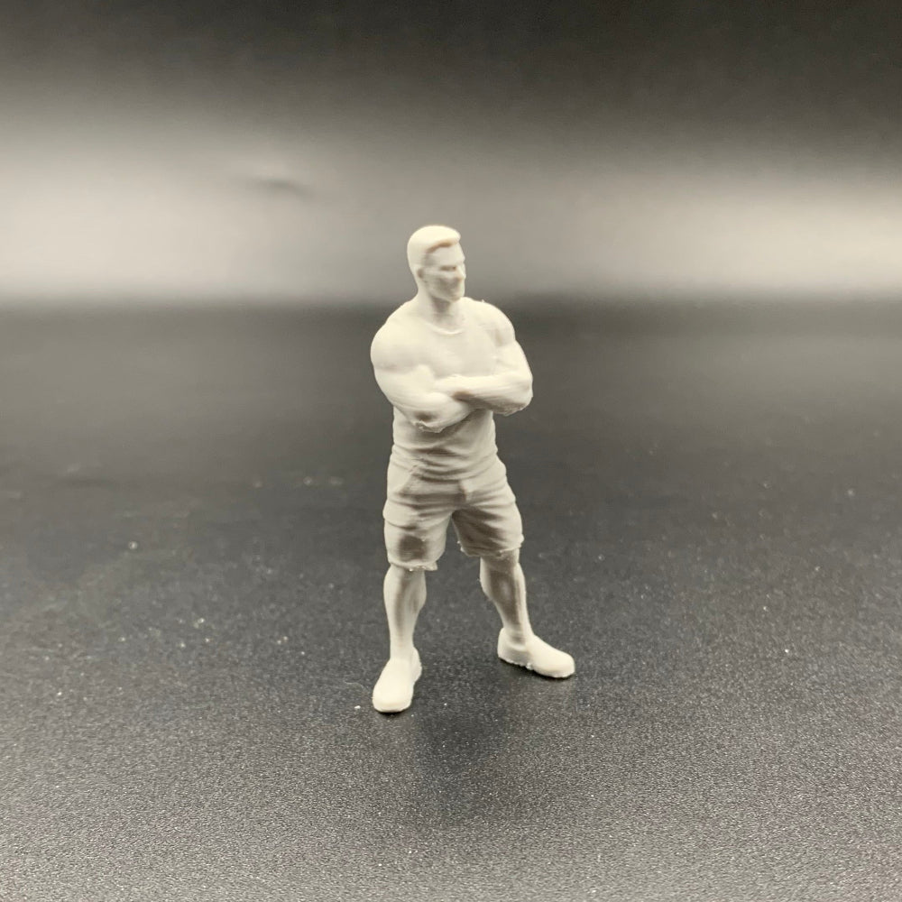 Muscular Crew Figure model boat figure