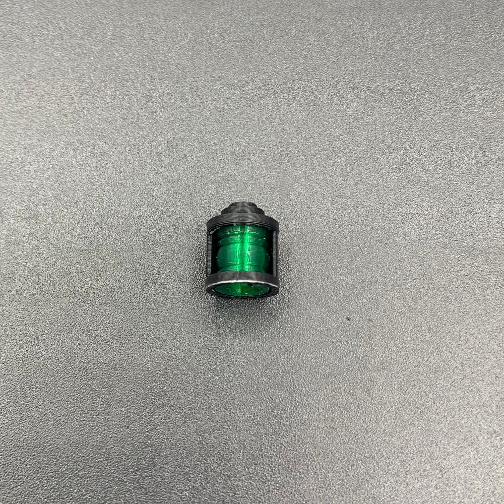 Navigation Lamp Translucent Dark Green Lens