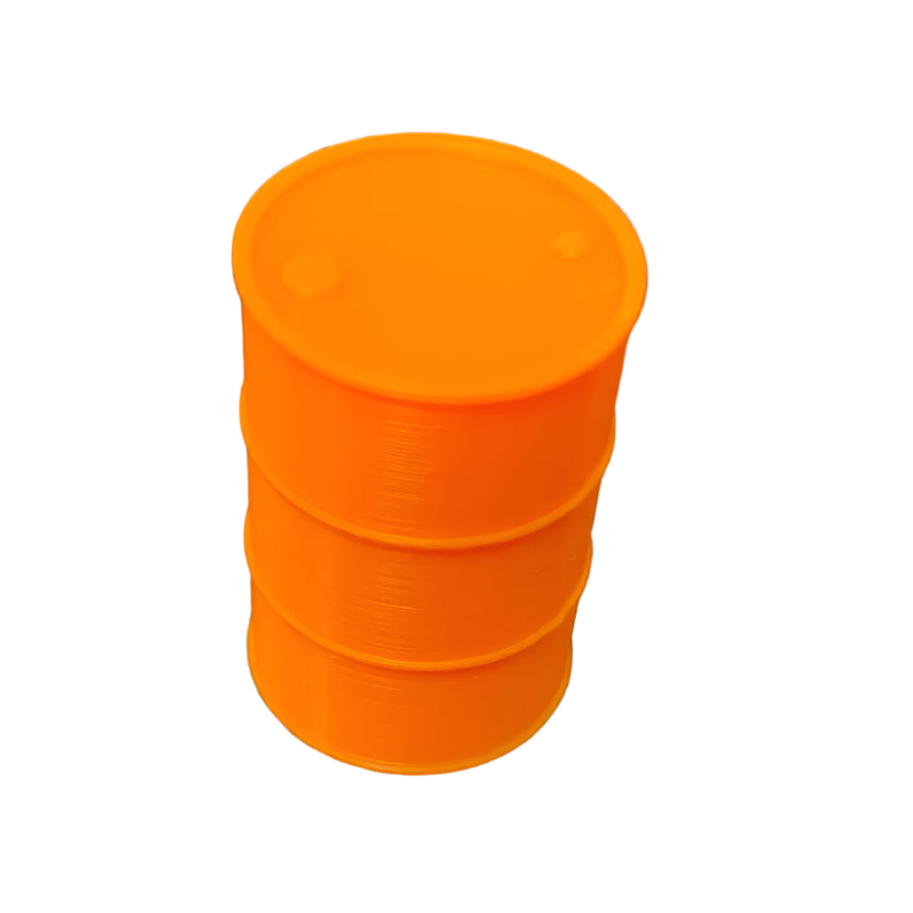 Orange Oil Drum scale model