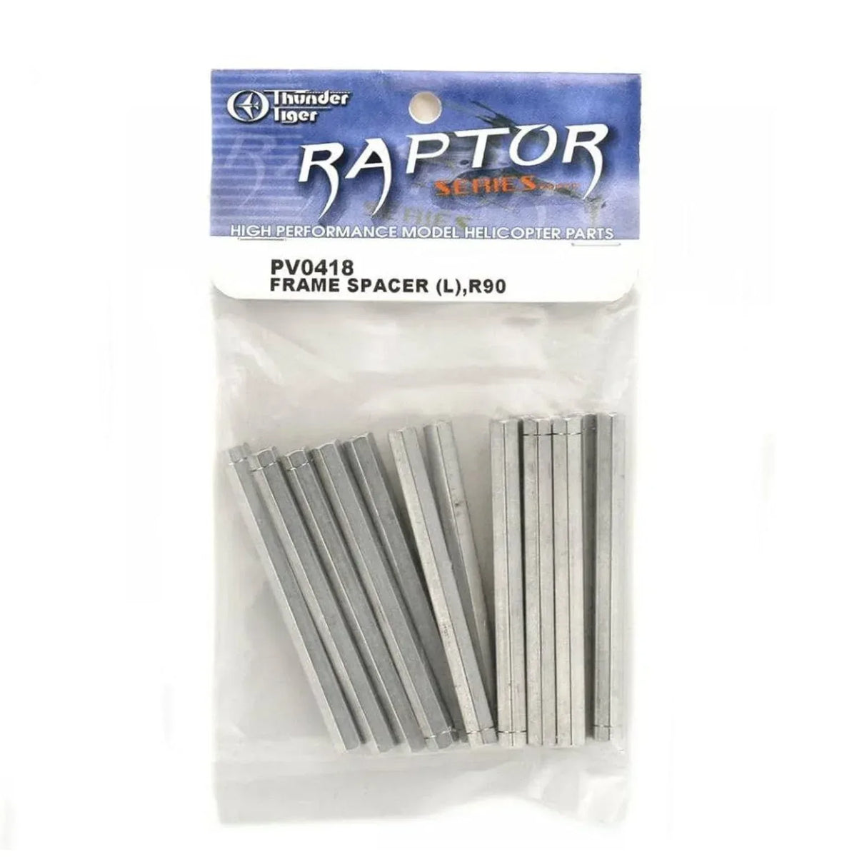 PV0418 Raptor 90 Long Frame Spacers - Model Realm