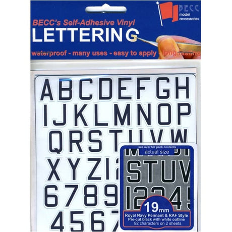 Pennant Lettering RN & RAF -  -  - Model Realm