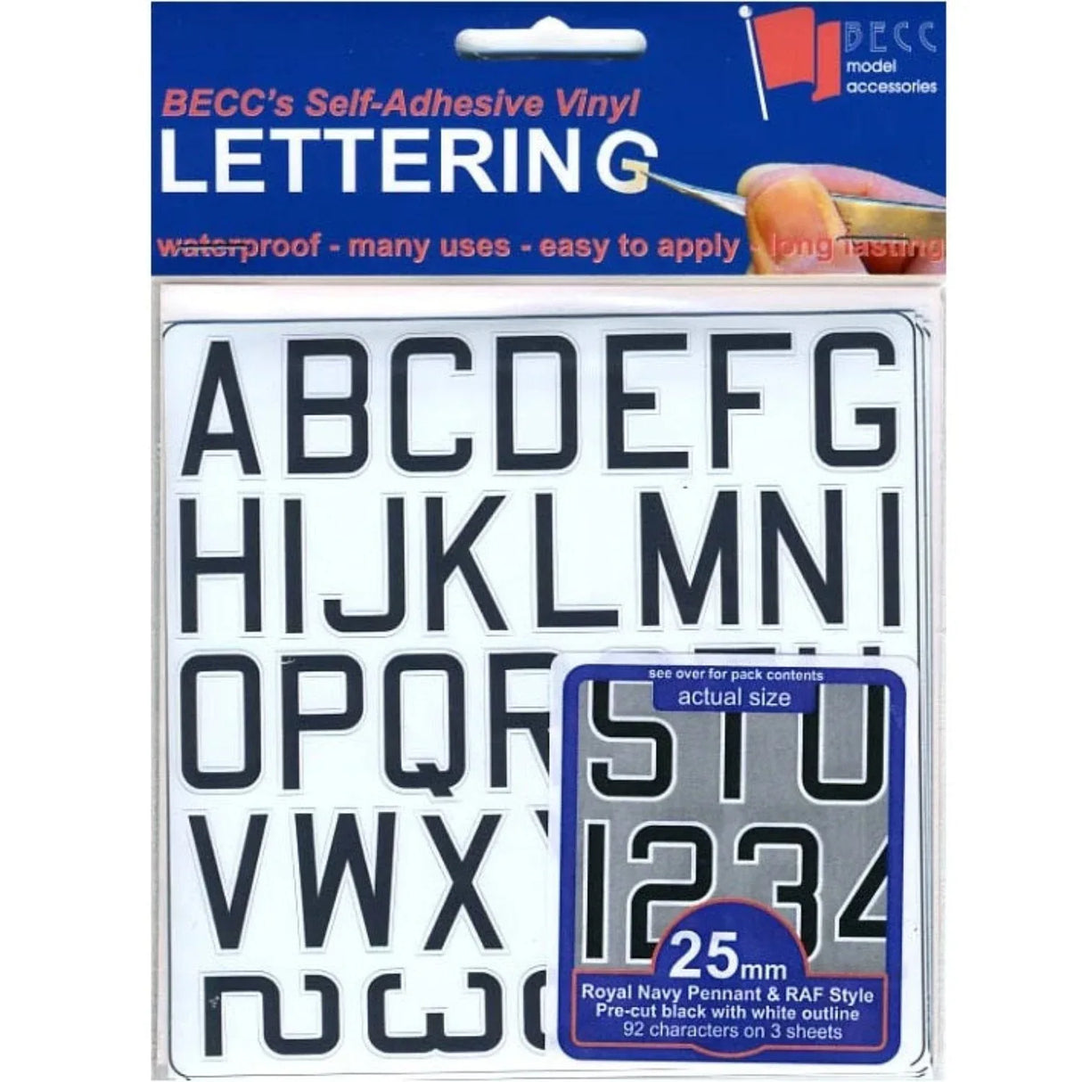 Pennant Lettering RN & RAF - Model Realm