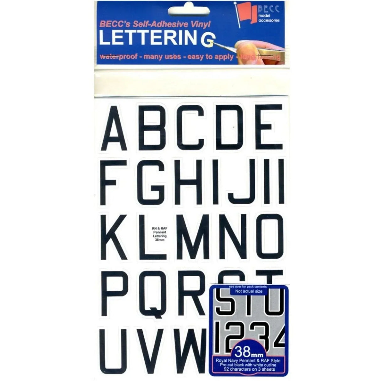 Pennant Lettering RN & RAF - Model Realm