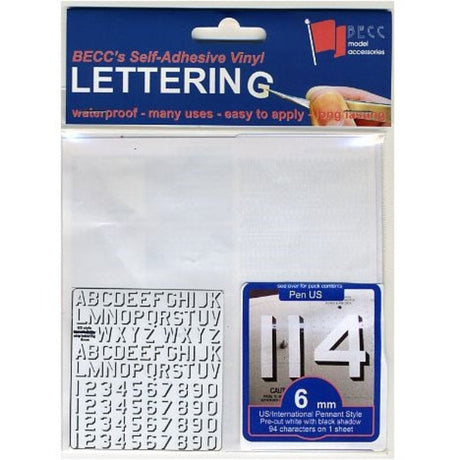 Pennant Lettering US & International Pennant lettering -  -  - Model Realm