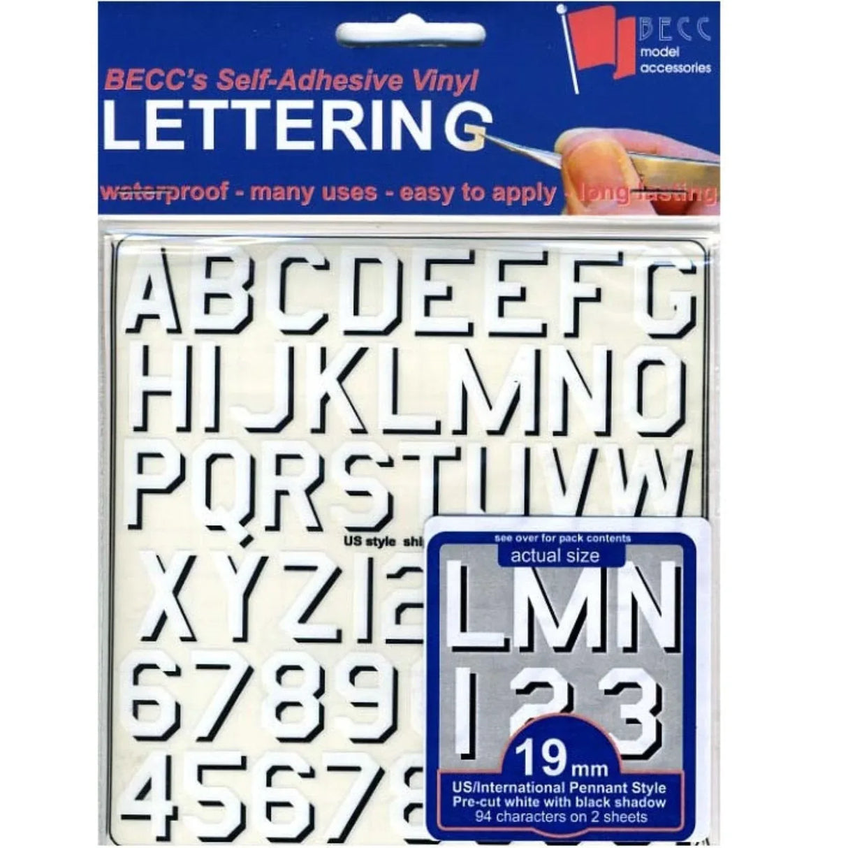 Pennant Lettering US & International Pennant lettering - Model Realm