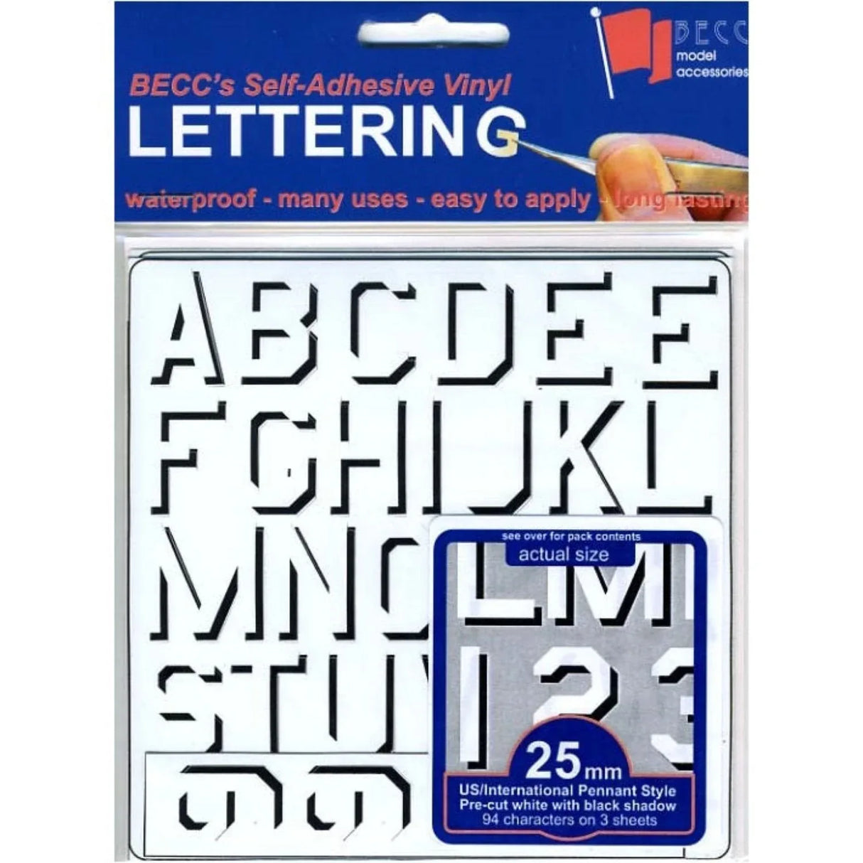 Pennant Lettering US & International Pennant lettering - Model Realm