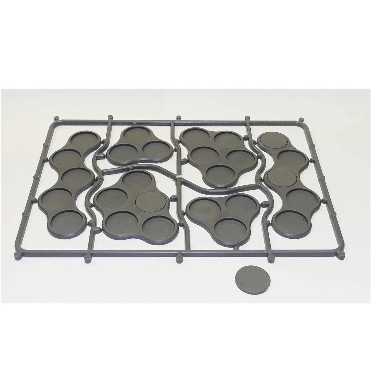 Plastic Bases Set 10. Skirmish movement trays for 20mm round bases - Model Realm