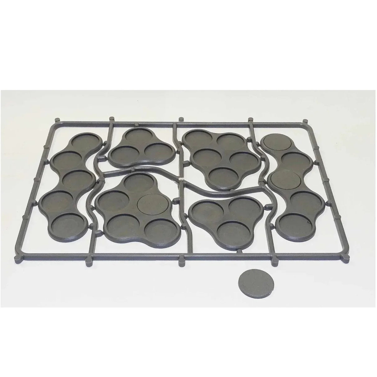 Plastic Bases Set 10. Skirmish movement trays for 20mm round bases - Model Realm