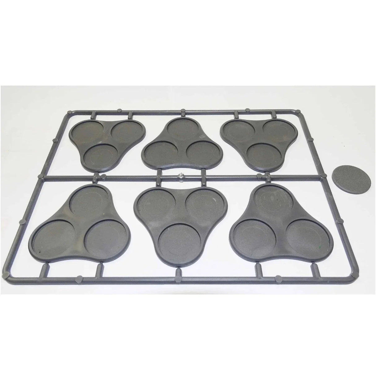 Plastic Bases Set 9. Skirmish movement trays for 25mm round bases. - Model Realm