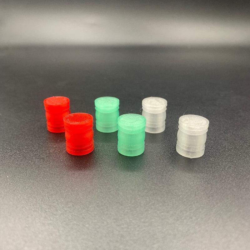 Red Green Clear Translucent Navigation Lamps Set model boat fittings