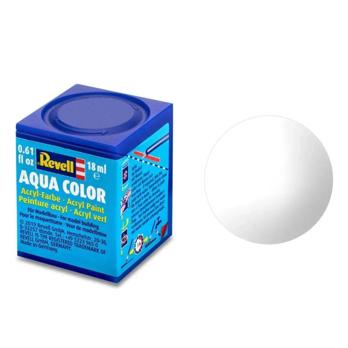 Revell Aqua Color #1 Clear Gloss 18ml - Model Realm