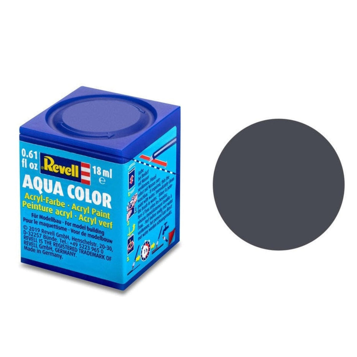 Revell Aqua Color #78 Tank Grey Matt 18ml - - - Model Realm