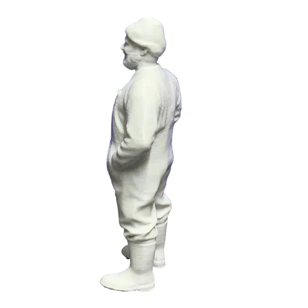 Model Boat Crew Figure Festive Fisherman Standing - Model Realm