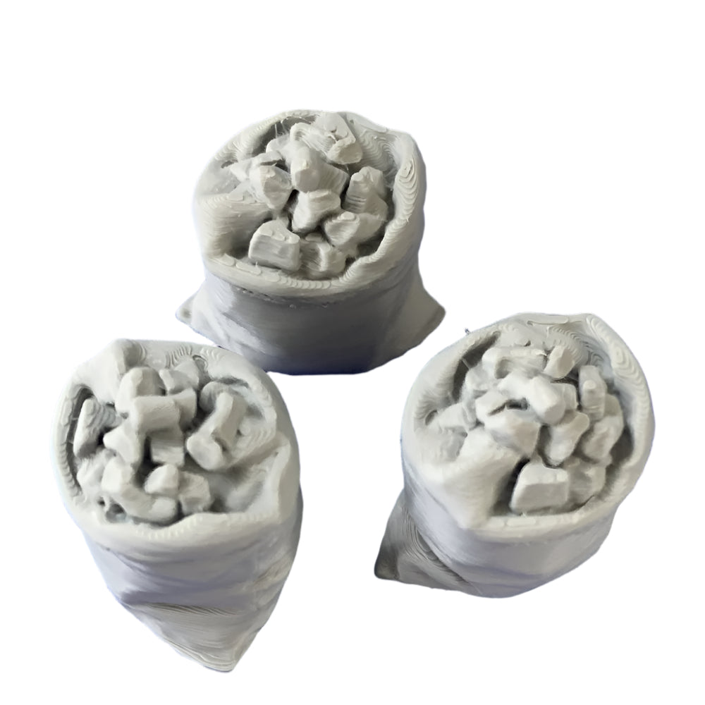 Sack of coal for model boats dioramas and wargaming