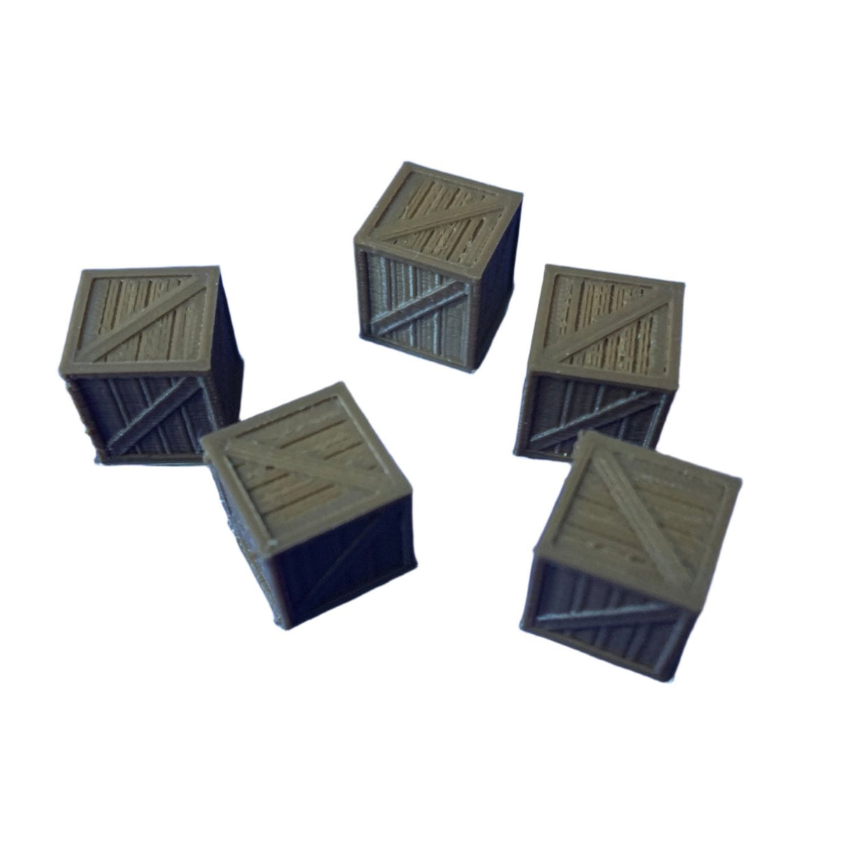 Shipping Crates 14 x 14mm - - - Model Realm