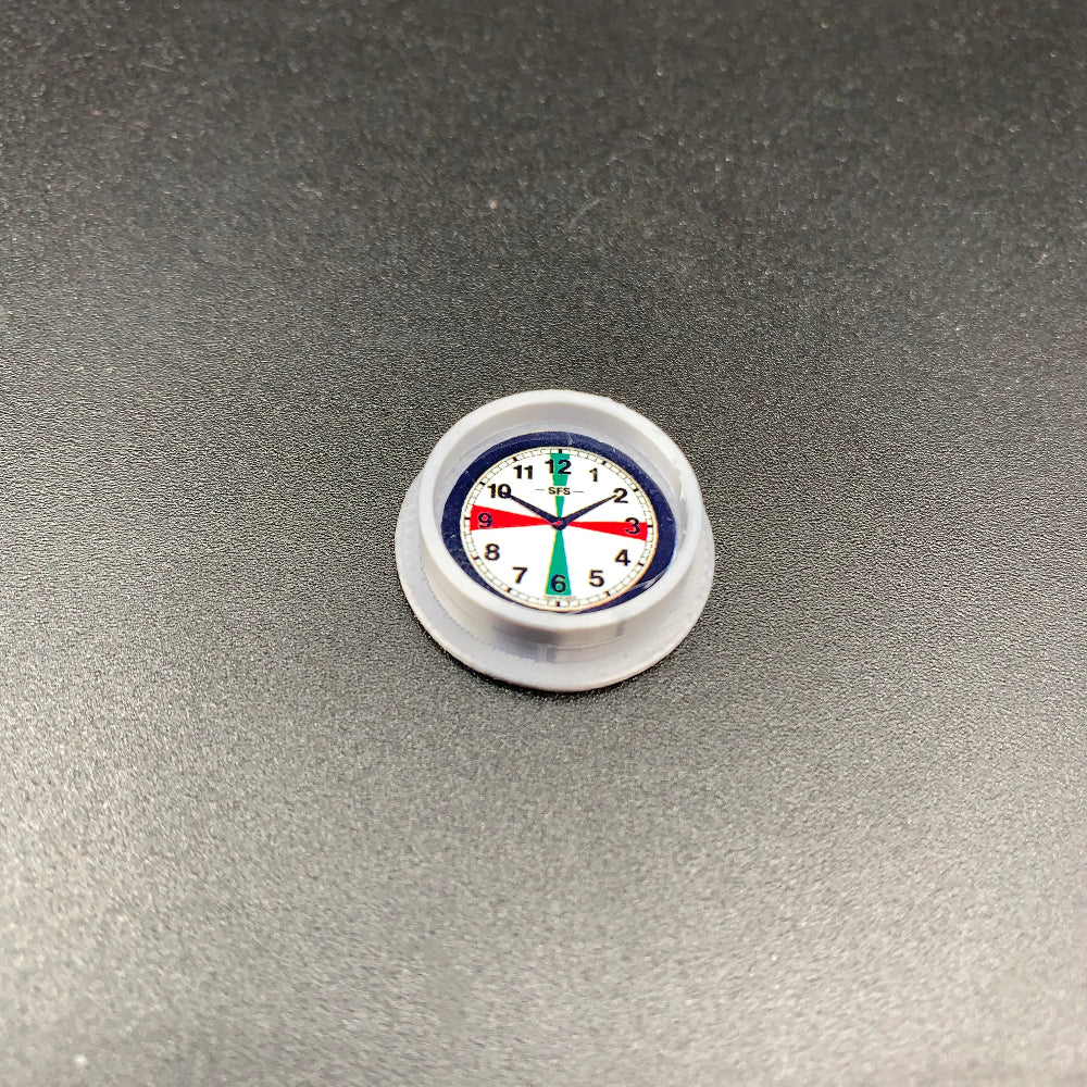 Silver Radio Silence Clock Model Boat and Diorama Accessory