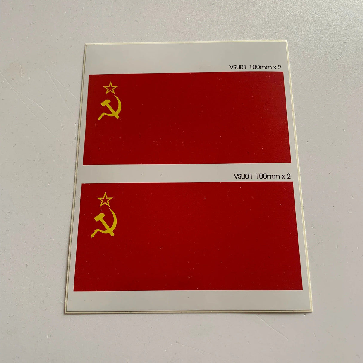 Soviet Union Flag 2 X 100mm